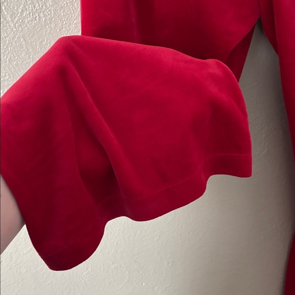 Torrid Women’s Plus Size Velour Super Soft Lounge Sleep Pant, 1/1X, Red - Picture 7 of 7